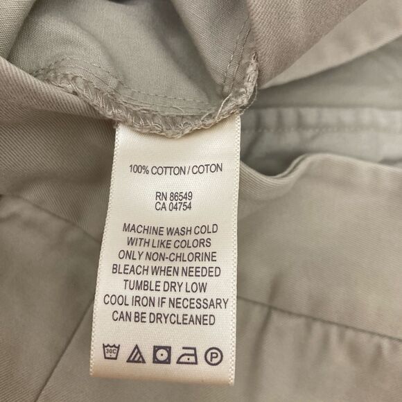 Tommy Bahama 4 Gemma Fit Khaki Pants Cotton Chino Straight Leg Mid Rise EUC 🌴 - Picture 11 of 12